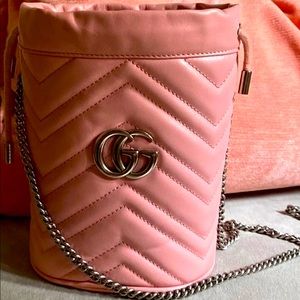 Gucci Black GG Marmont Matelasse Mini